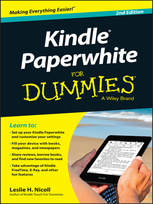Title details for Kindle Paperwhite For Dummies by Leslie H. Nicoll - Available